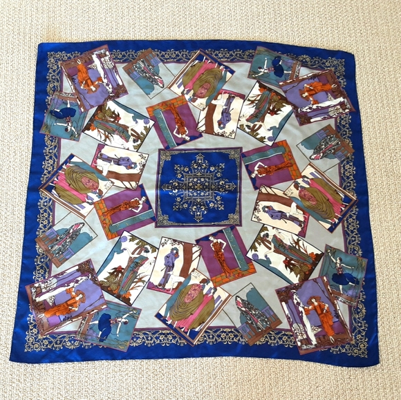 Accessories - VINTAGE MUSEUM OF FINE ARTS BOSTON SILK SCARF